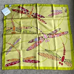 Salvatore Ferragamo 100% silk scarf—NEW WITH TAGS!